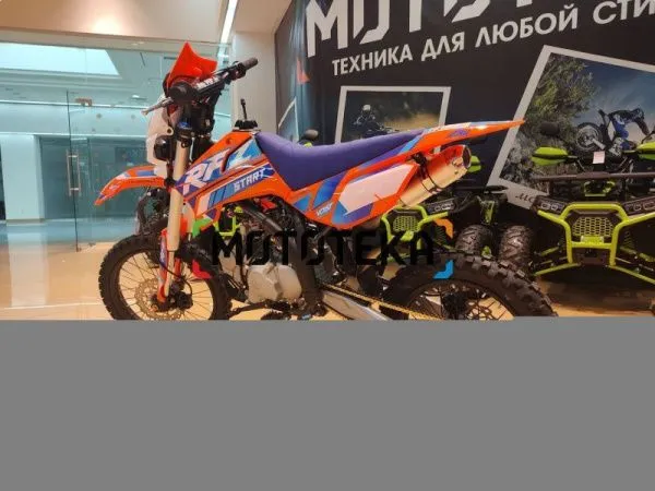 Питбайк Apollo (Аполло) RFZ Start 125 LE с фарой и электростартером 17/14 оранжевый | Мототека