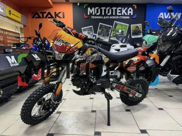 Питбайк BSE (БСЕ) EVO 110e Samurai SA 12/10 (Полуавтоматическая КПП) | Мототека