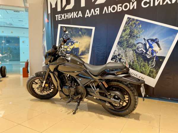 Мотоцикл  чоппер / круизер Dayun (Даюн) DY500 - 6F чёрный с ПТС | Мототека