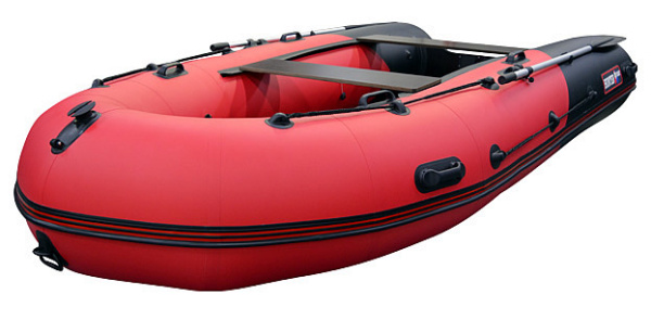 Лодка ПВХ Hunter (Хантер) 380 ПРО красный/чёрный | Мототека Лодка ПВХ Hunter (Хантер) 380 ПРО красный/чёрный | Мототека