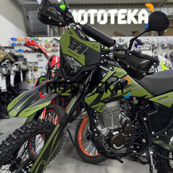 Мотоцикл кроссовый / эндуро Regulmoto (Регулмото) Sport - 003 Z хаки с ПТС | Мототека Мотоцикл кроссовый / эндуро Regulmoto (Регулмото) Sport - 003 Z хаки с ПТС | Мототека