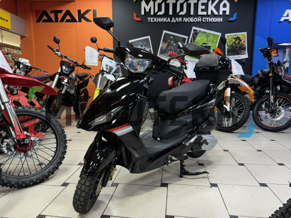 Скутер Мотомир Jogger 49.5 (125) чёрный | Мототека Скутер Мотомир Jogger 49.5 (125) чёрный | Мототека